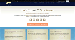 Desktop Screenshot of hoteltiziana.it