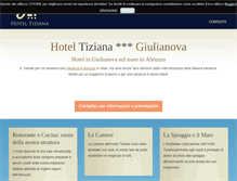 Tablet Screenshot of hoteltiziana.it